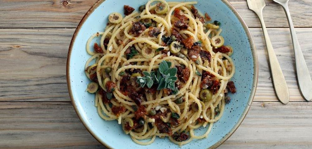 Spaghettoni chef alla mediterranea